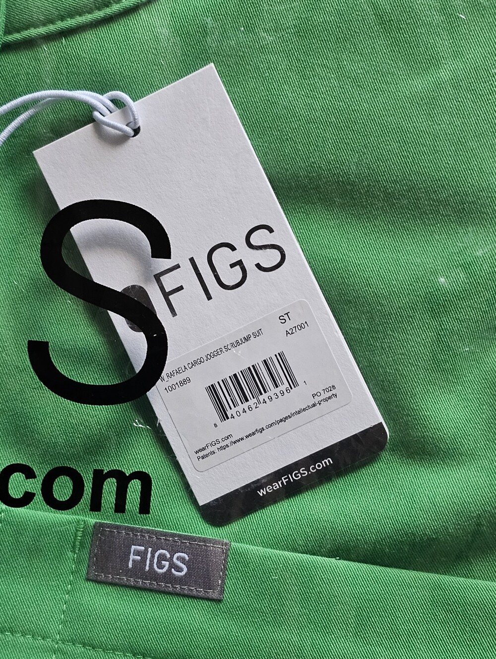 FIGS EMERALD RAFAELA SCRUB JUMPSUIT